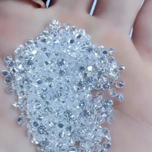 유럽 시장 1ct HPHT 랩 제작 0.9-3mm 근접 다이아몬드 컷 D VS1 / FG 소형 다이아몬드