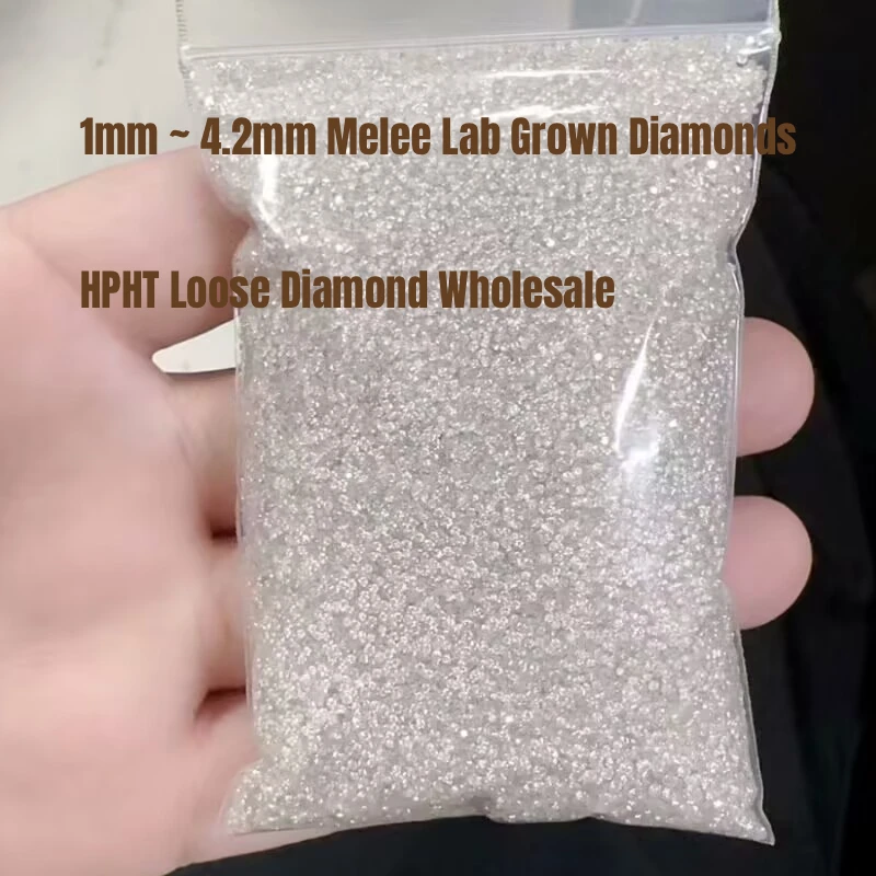 Canada Bulk Order 2.7mm ~ 4.2mm 10 Pieces DEF VVS-VS Round Brilliant Cut Lab Melee Diamonds - Image 2