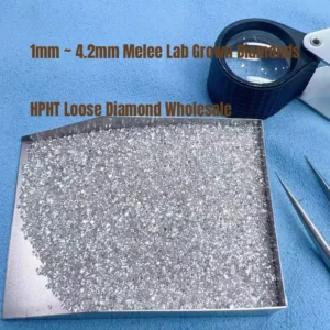 USA Wholesale 0.8mm-3.0mm DEF VVS-VS HPHT Full Cut Melee Lab Grown Diamonds