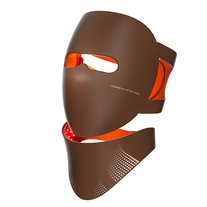 Premium 3D Contour LED Light Therapy Neck Mask Factory OEM/ODM Beauty Device - Image 3